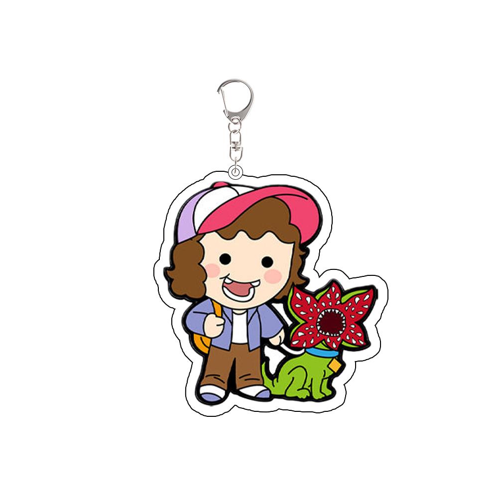 

Anime Peripheral Acrylic Keychain Dustin Max Will Lucas Mike D artagnan Exquisite Creativity Cartoon Cute Friends Festival Gift