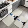 Helldivers Flannel Kitchen Mat Christmas Soft Area Rug Non Slip Floor Carpet Home Decoration