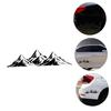 TINEASUR Floats Sticker Car Mountain Sticker Star Bumper Sticker Mountain Shape Sticker Rv Graphics