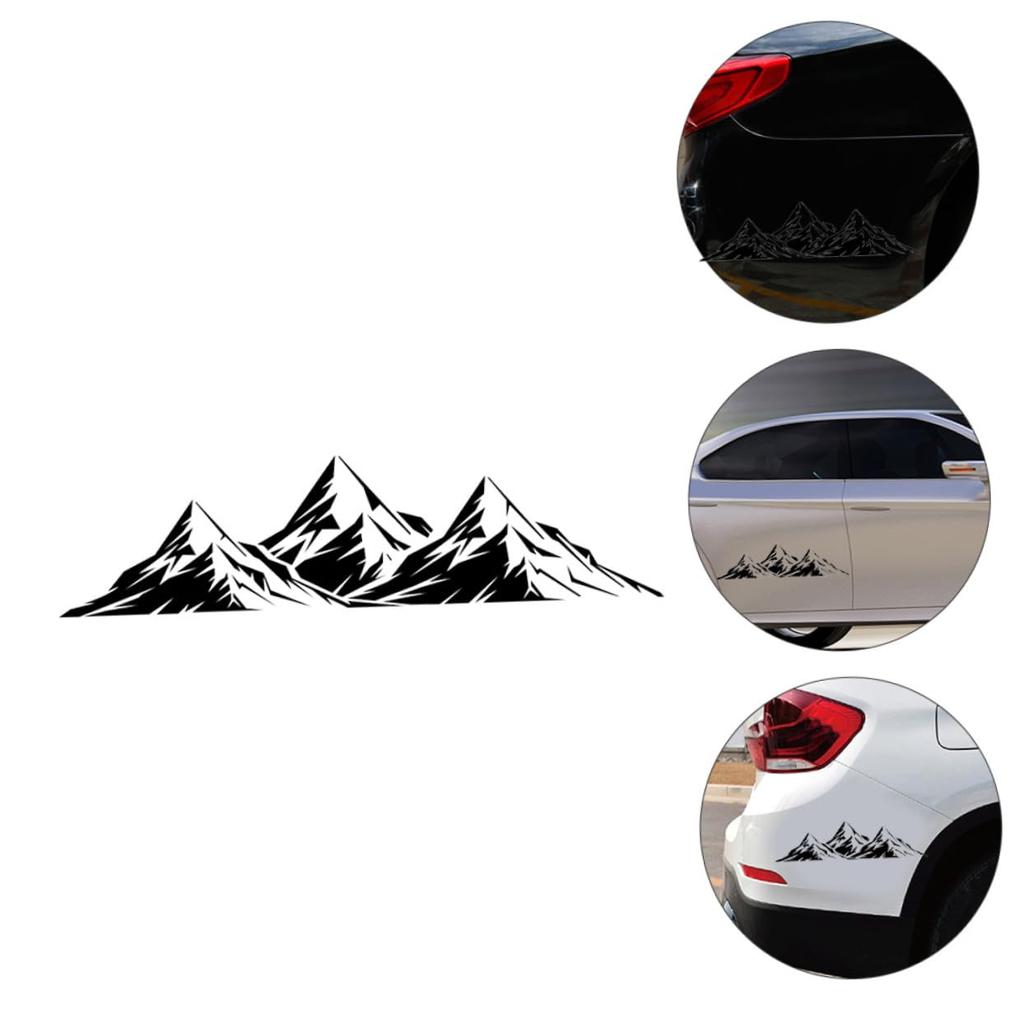 TINEASUR Floats Sticker Car Mountain Sticker Star Bumper Sticker Mountain Shape Sticker Rv Graphics