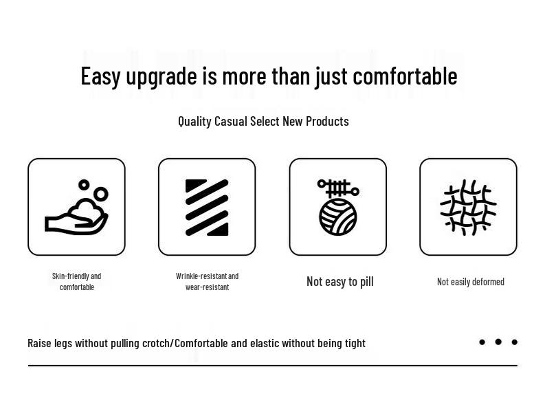 Shanshan Men's Four-Proof Ice Silk Sunscreen Straight Casual Pants