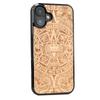 Bewood Wooden Case for iPhone 16 Plus Aztec Calendar Aniegre