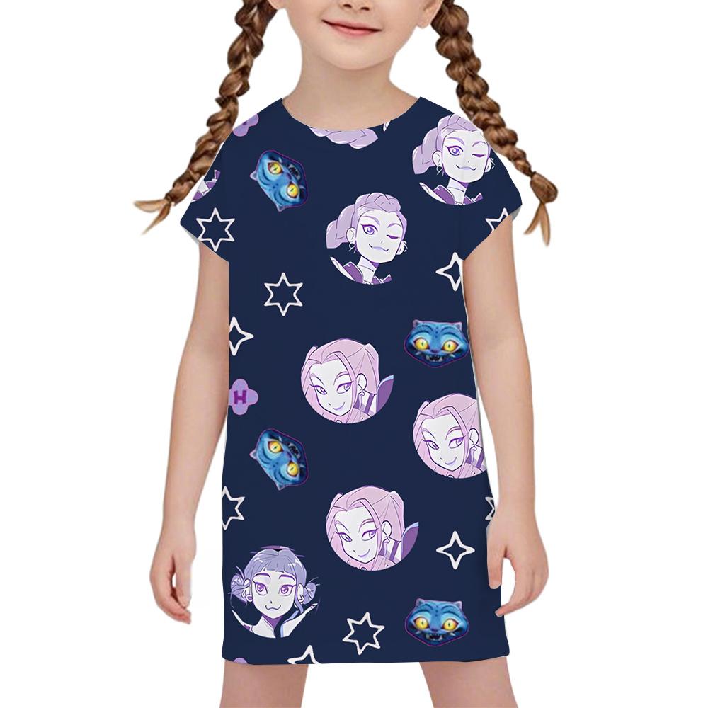Girls Witch Group Same Style Pajamas Dress Children's Clothing