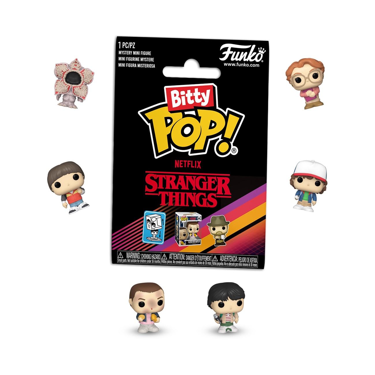 

Funko Bitty Stranger Things 24 шт. PDQ Pop! Одиночные -