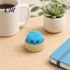 Soft Squishy Keychain Press Button Keychain, Steamed Bun Decompression Toy with Smiling Face Pattern, Slow Rebound Feel Portable Mini Stress