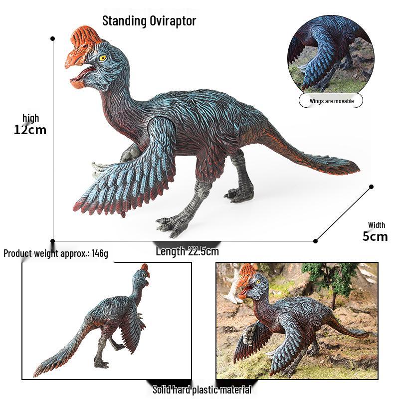 Dinosaur Model Set: T. Rex, Spinosaurus, Mosasaurus, Stegosaurus, Triceratops Cognitive Toys