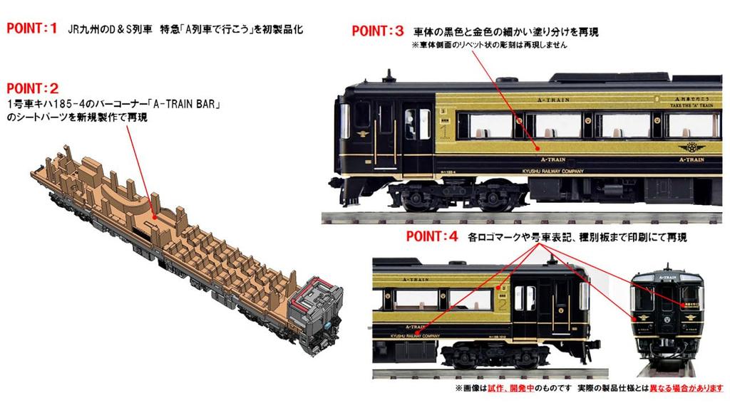 Tomytec TOMIX N Gauge JR Kiha 185 Series Diesel Car Model Train 98152 "A-Train" Set,