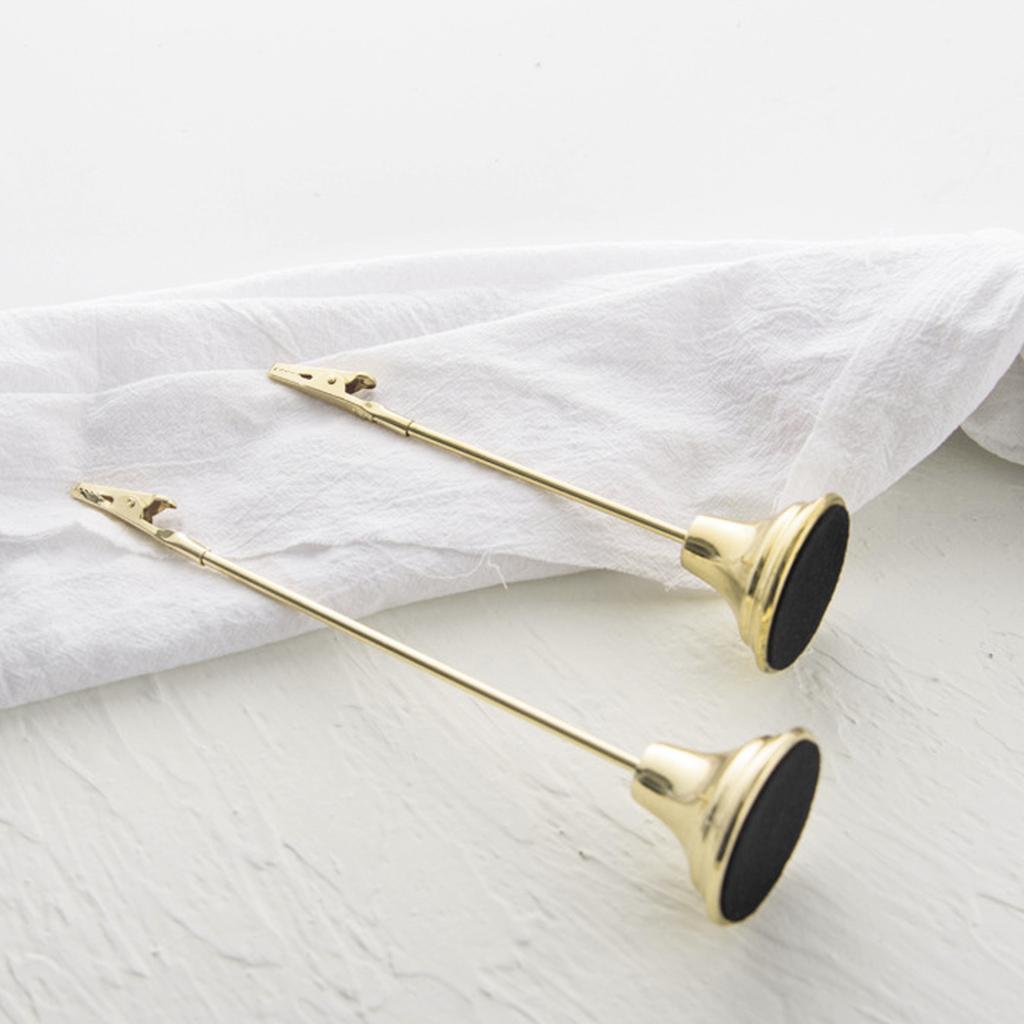 Table Number Holder Sturdy Durable Strong Clips Electroplating Process Stable Place Card Holder for Party Wedding OfficeGold