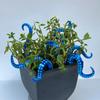 Fun Decoration Tentacle Of 7 Sea Decoration Flower Flower Pot Garden Piece Decoration Set  Piece Octopus Set  7  Monster Pot