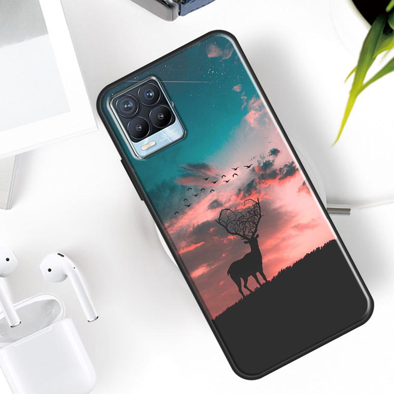 Deer Case For Realme 15 11 12 13 14 Pro Plus C63 C61 C55 C51 C53 C25 C65 C67 C71 C75 GT6 GT7 Pro