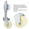 4  Nylon Gate Wheel Spring Loaded Swivel Caster Heavy Duty 110lbs Load Capacity