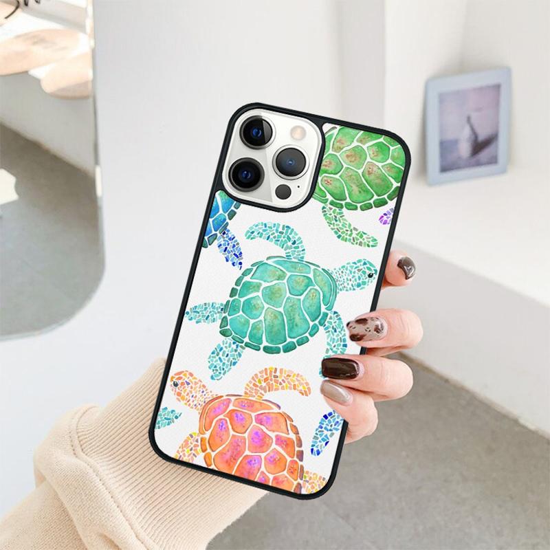 Sea Turtle Phone Case For iPhone 17 Air 16 15 14 11 12 13 Pro MAX Plus Coque Cover Shell