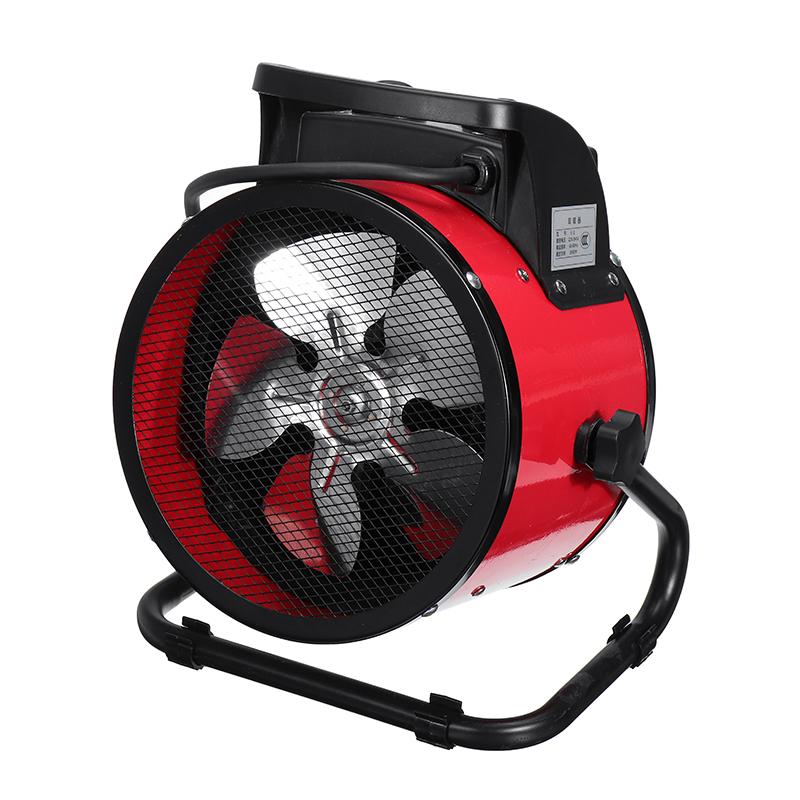 3000W 220V Air Warmer Heater Blower Workshop Space Garage Heating Appliances Industrial Electric Heater Fan