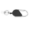 Keychain Retractable ABS Anti Theft Anti Loss with Nylon Cord Key Ring for Outdoor Mountaineering
