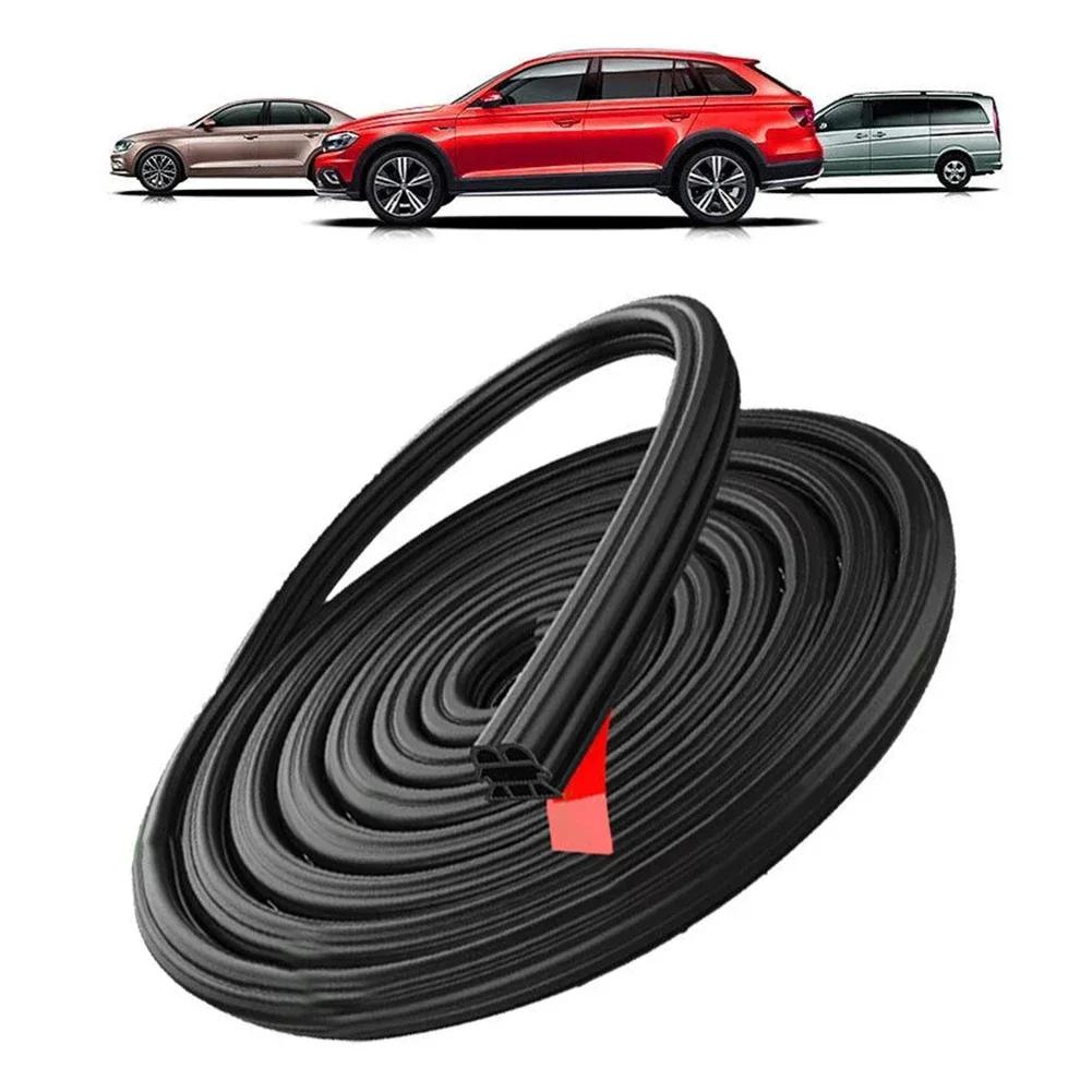 Car Door Seals Double-Layer Auto Stickers Soundproof Hood Car Accessories Rubber Door Car Anti-Collision Sealing Strip For Car