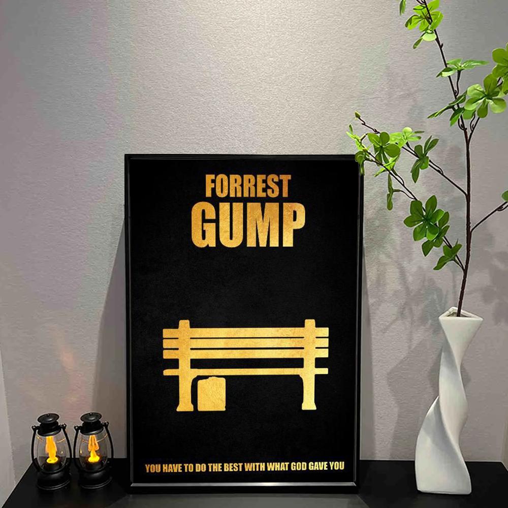 1 STK Klassische und beliebte Filme Forrest Gump Poster Poster Wandkunst Druckposter Dekorative Wandmalerei Moderne Heimdekoration Geburtstagsgeschenk