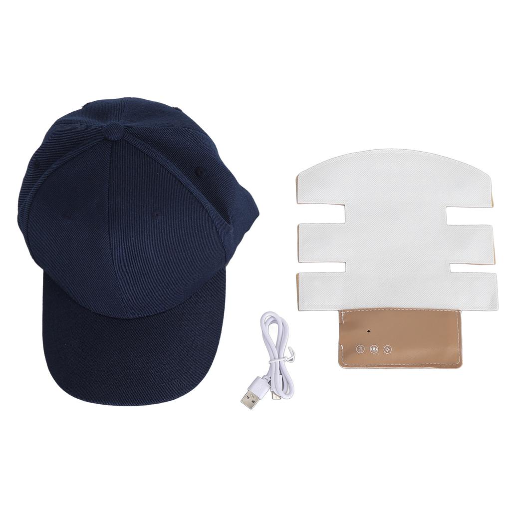 Red Blue LED Hair Cap Improved Blood Flow 3 Heating Levels 70pcs LEDs USB Rechargeable Led Photon