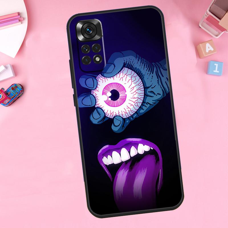

Hands with eyes For Xiaomi Redmi Note 14 10 11 12 13 15 Pro Plus Phone Case For Redmi 15 15C 14C 12C 10C 13C Redmi 15 4G