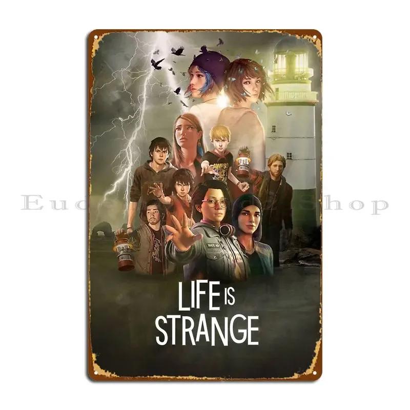 Life Is Strange Cinematic Movie Poster Metal Sign Poster Home Customize Wall Mural Garage Character Tin Sign Poster 20x30cm(7.8x11.8inch)