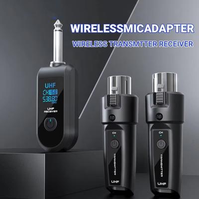 Bezdrátový Mikrofonní Převodník XLR Vysílač a Přijímač Bezdrátový Systém Adaptér Signálu pro Audio Mixér Dynamický Mikrofon Kytaru