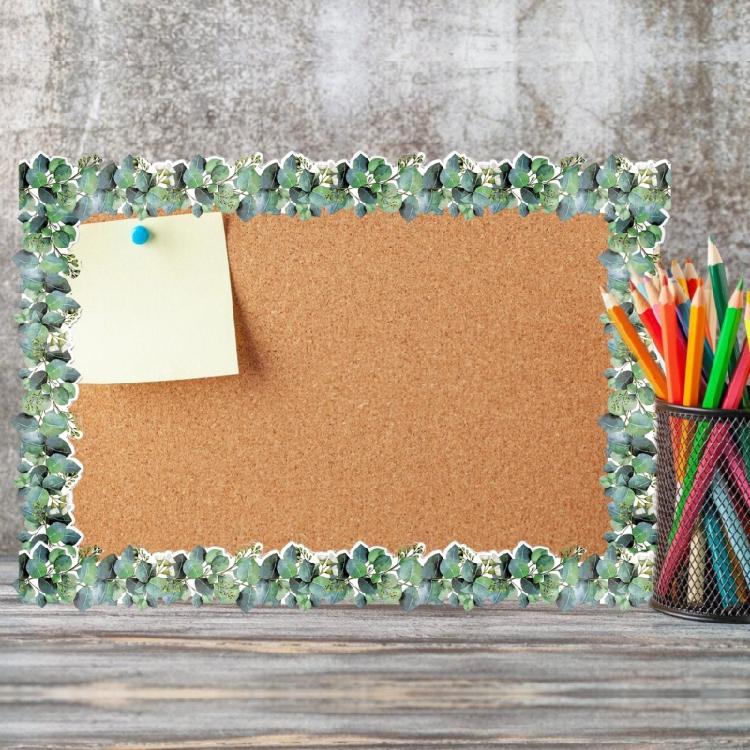 49ft Border Trim for Bulletin Board, Notice Board, Classroom Chalkboard Decoration, Plant Leaf Bulletin Board Border