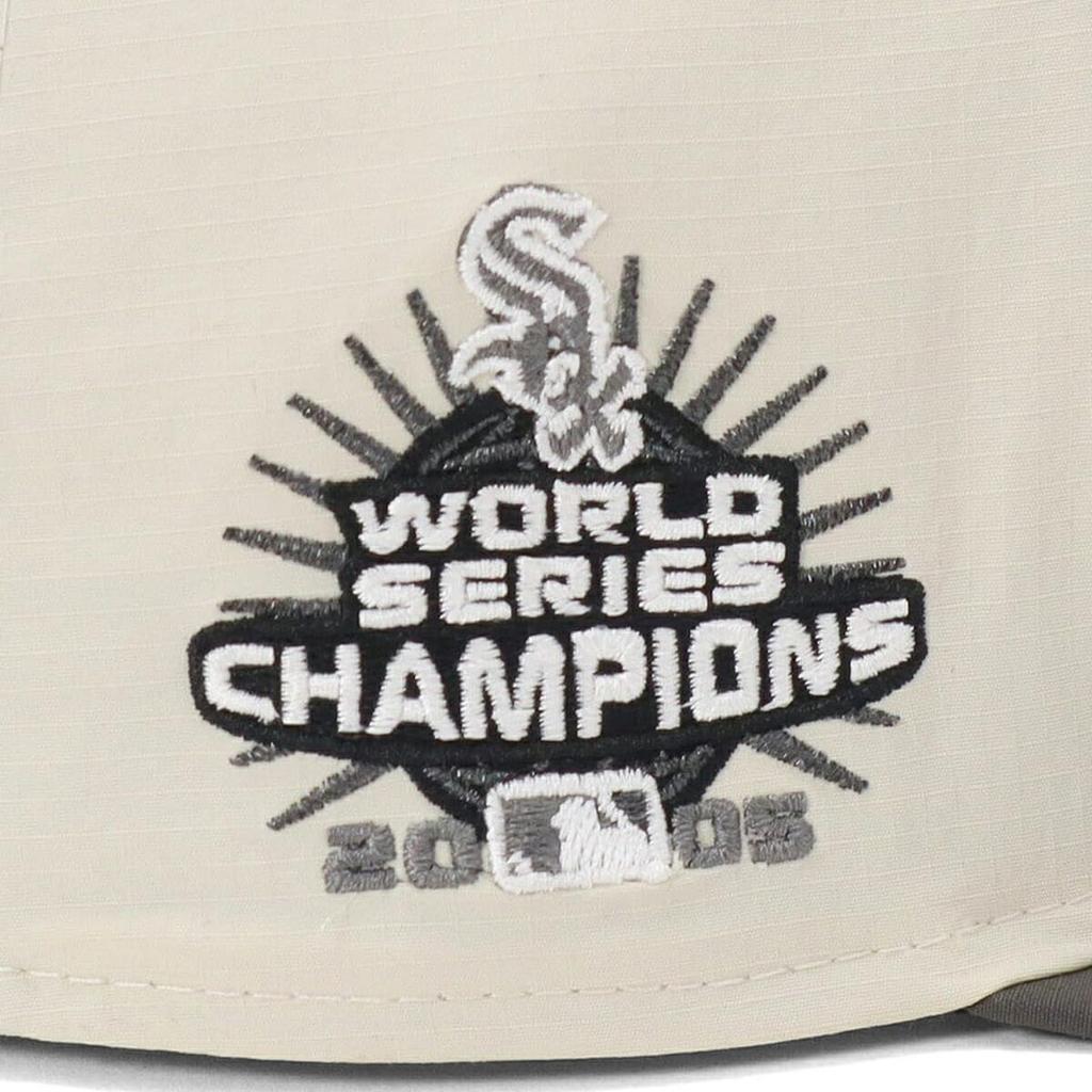 [New Era] New Era Cap 59FIFTY 14693867 NER36C5662 MLB Chicago White Sox CWS StoneDark Gray White Beige 7 14 SIDE PATCH 2-Tone ONSPOTZ Exclusive Men's