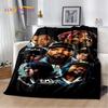 Hip Hop Art Rapper Legend Star Soft Plush Blanket,Flannel Blanket Throw Blanket for Living Room Bedroom Bed Sofa Picnic Cover 3D