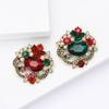 Charm Retro Flower Brooch Creative Exquisite Pin Gorgeous Luxury Jewelry Accessories Clothing Bag Decoration Party Gift Trend