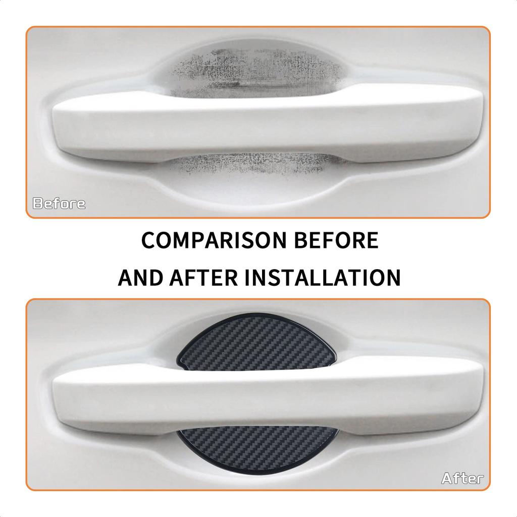 TANGSEN Car Door Handle Protector, Car Door Handle Cover, Seal, Sticker, Scratch-Proof Protection Guard,