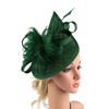 Exquisite Feather Fascinator Hat Elegant Bridal Headband Retro Bride Headdress  Wedding