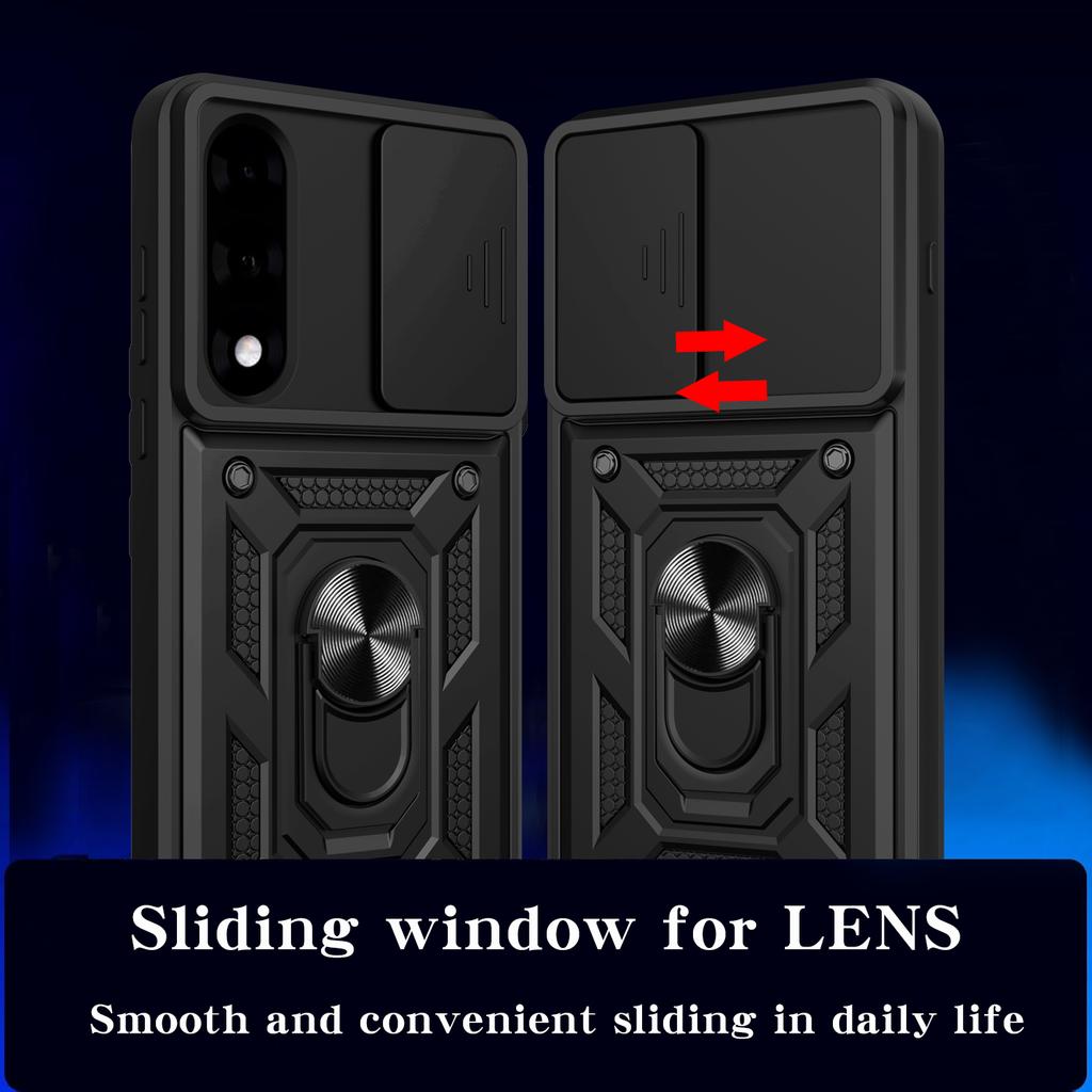Funda for Oneplus Ace 5 Ultra / Nord 5 5G Case Slide Camera Ring Stand Protection Cover for Oneplus Ace 5 Ultra Shockproof Capa