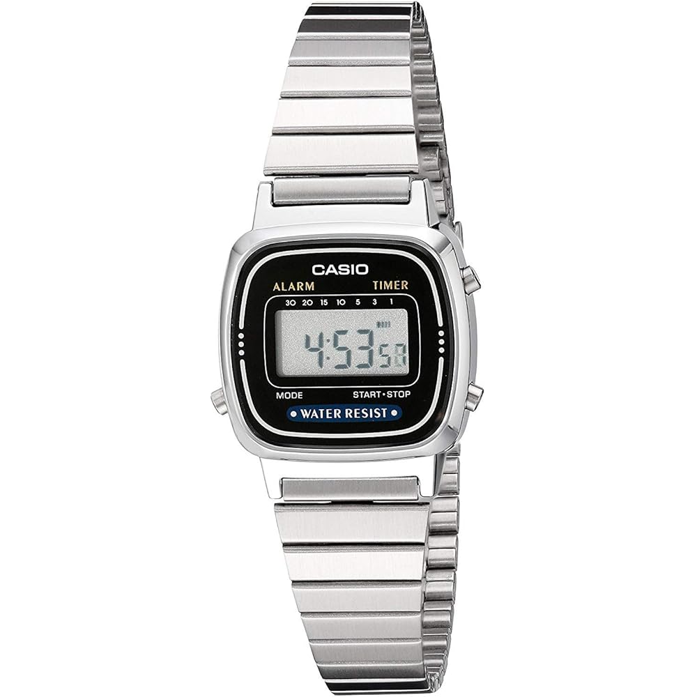 Casio STANDARD STANDARD Digital Quartz Ladies Watch LA670WA-1 Black [Parallel Import].