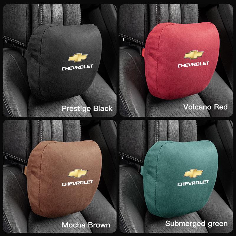 High Quality Car Seat Soft Headrest Neck Pillow Lumbar Support For Chevrolet Corvette Montana TrailBlazer Silverado Traverse