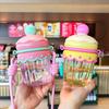Transparent Clear Tumbler Crossbody Hanging Rope Iced Coffee Cup Drinkware Suction Cup  Home Use