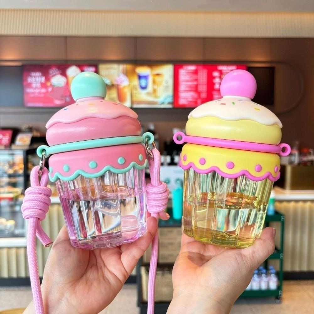 Transparent Clear Tumbler Crossbody Hanging Rope Iced Coffee Cup Drinkware Suction Cup Home Use