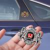 QLN2 3D Metal Car Body Fender Emblem Shield Stickers Decor Auto For Honda Type R S XR-V CR-V UR-V CR-Z Fit Mugen Power XR-V Pilot Crv