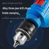 Multifunctional Electric Drill: Handheld 220V Hammer, Screwdriver, Pistol, and Wrench.