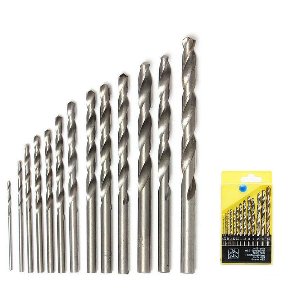 Bohrer-Set 1,5-6,5 mm HSS Lochschneider Bohren Silber