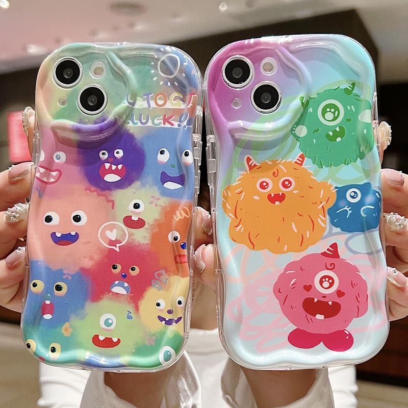 Mielas animacinių filmų minkštas TPU dėklas, skirtas Redmi Note 12 Note 11 Pro Samsung S23 Ultra S24 A53 A52 Realme C53 C55 OPPO Vivo IPhone Infinix Tecno Spark Cover