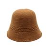 Ins Two-Stage Spring And Summer Knitted Fisherman'S Hat Children'S Bucket Hat Basin Hat Shows A Small Face