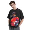 Lamine Yamal No19 Washed Distressed Football Graphic T Shirt Hip Hop Oversized Unisex Short Sleeve Summer Streetwear Fan Tee