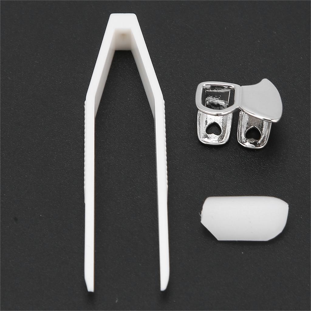 Fashionable Brass Hollow Hip Hop False Tooth Halloween Festival Hip Hop Tooth Decoration