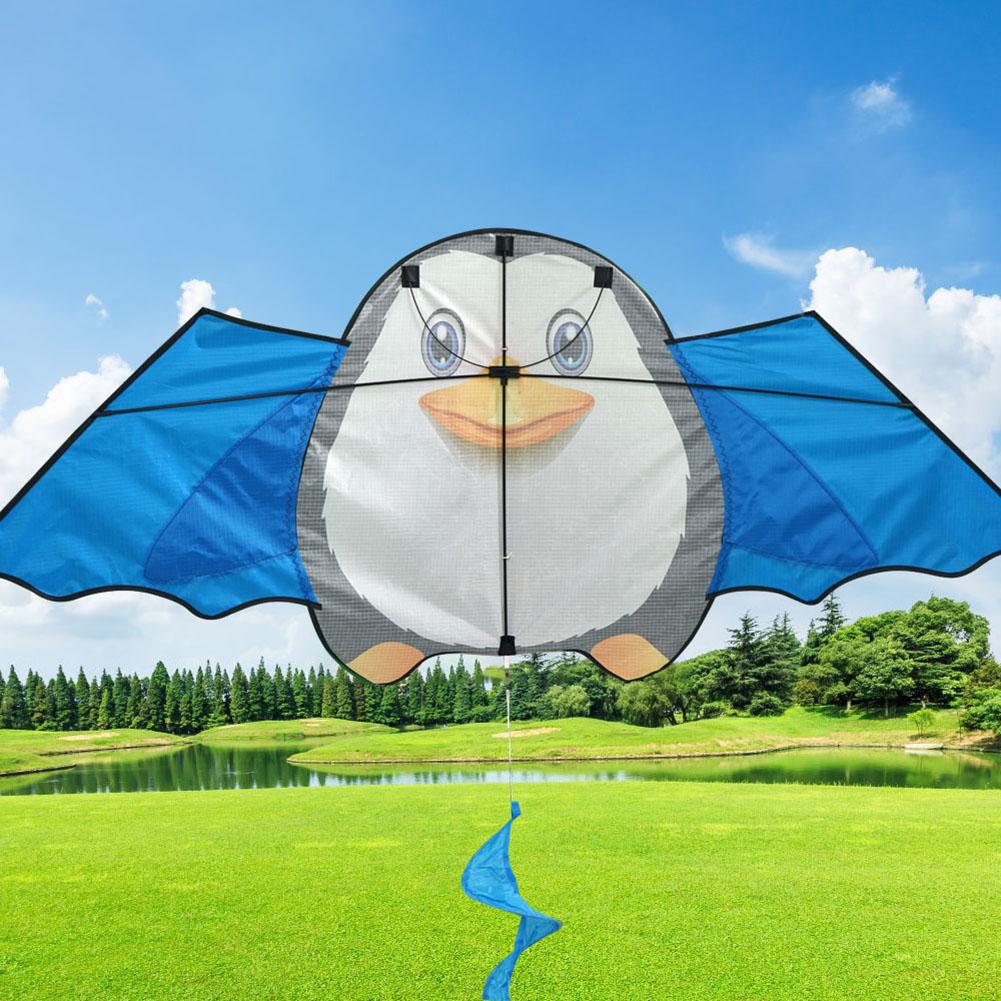 1.6m Tail Large Kite Toy Easy To Fly Primary Stunt Kite with Handle Colorful Flight Kite Enhance Coordination Children Gift
