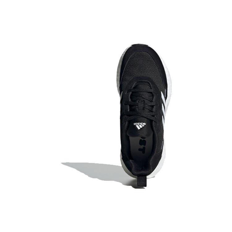 Adidas Rapida Lux S&L J Comfortable Round Toe Slip Resistant Low top Kids' Running Shoes Black White Teenagers FV2760