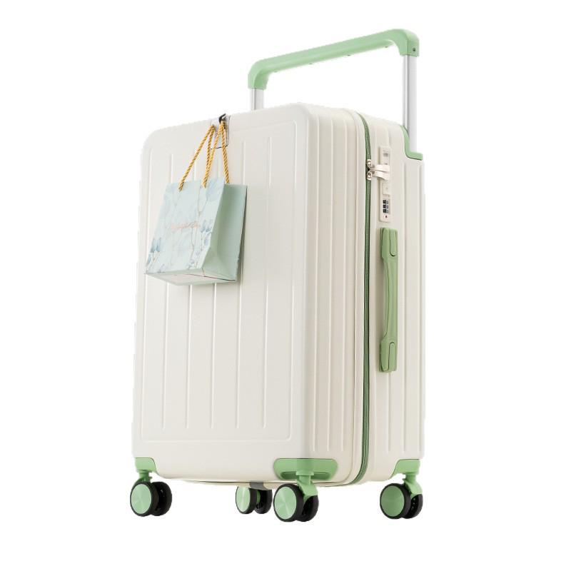 Women's Large Capacity Multifunctional Carry-on Suitcase with Wide Pull Rods and Universal Wheels for Students.