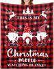Christmas Movie Watching Blanket Holiday Hot Chocolate Design Gift for Her CozyHomeStyle70x100