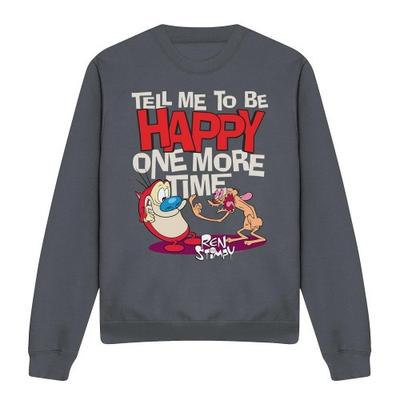 Ren & Stimpy Unisex Adult Tell Me To Be Happy Sweatshirt
