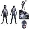 Venom Spider-man Cosplay Costume Jumpsuit With Exquisite Design And Breathable Fabric For Kids And Adults