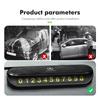 CRR1 Suede Car Phone Number Plate Temporary Parking Card Stop Sign For Benz AMG A C E S G Class W201 W210 W108 W204 W205 W203
