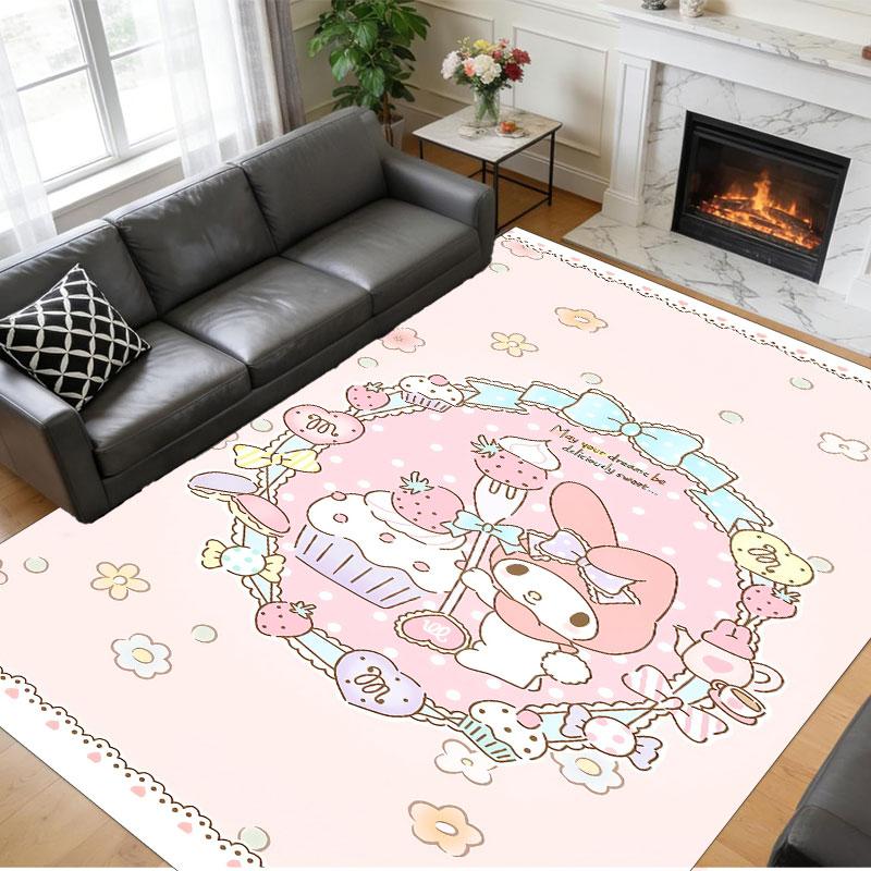 Crystal Velvet Rug Soft Non Slip Indoor Floor Mat Home DecorMy Melody